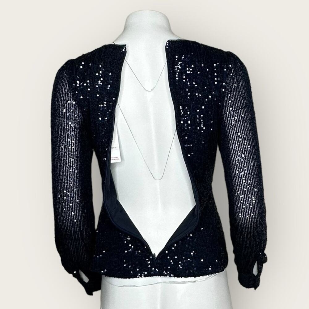 NWT | Parker | Petrina Sequin Top | Blue | XS - Picture 5 of 16